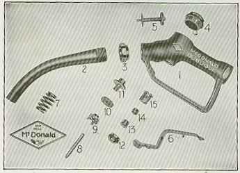 McDonald 980-A Gas Pump Nozzle